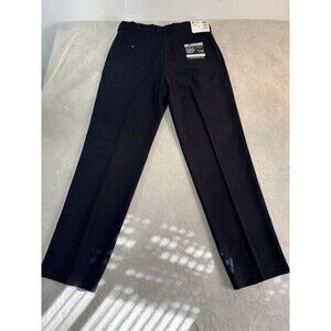 HAGGAR Mens STRIA E-CLO CLASSIC-FIT BLUE/NAVY ECLO DRESS PANTS~36 x 34 NEW